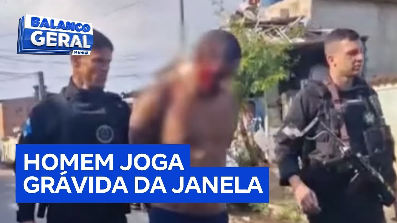 Polícia prende homem que matou e jogou esposa grávida pela janela