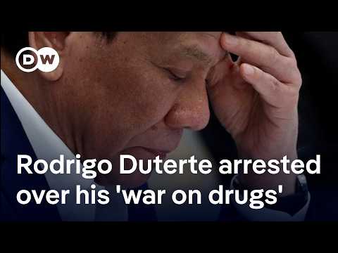 Former Philippine President Rodrigo Duterte arrested for crimes against humanity | DW News