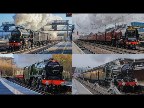 Christmas Steam - Four Locos in Five Locations