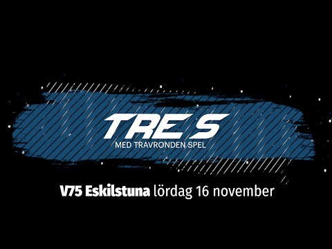 Speltips V75 Eskilstuna 16 november