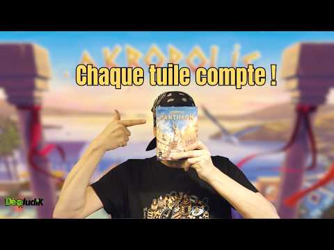 Akropolis + Pantheon | Construire sa Cité et Coopérer | Règles + Solo + Avis | Gigamic