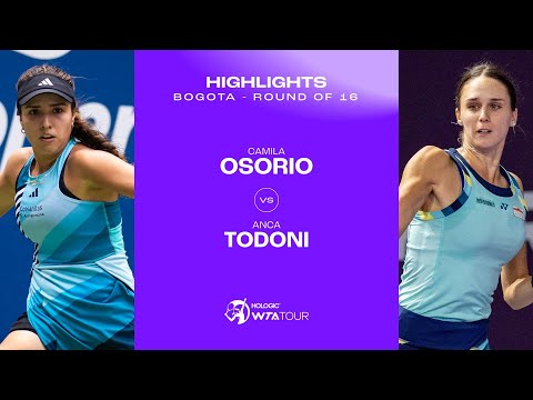 Camila Osorio vs. Anca Todoni | 2024 Bogota Round of 16 | WTA Match Highlights