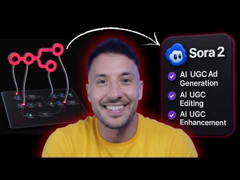 This AI Creates Viral Ads on AUTOPILOT (Sora 2 + n8n)