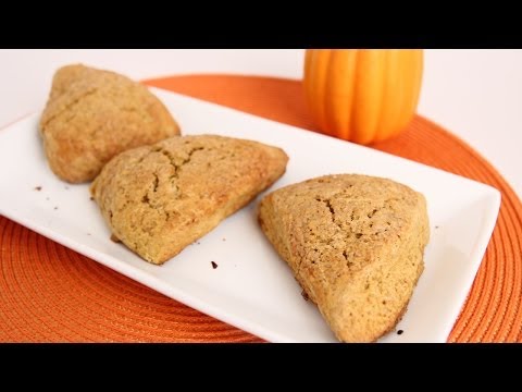 Pumpkin Scones Recipe - Laura Vitale - Laura in the Kitchen Episode 661 - UCNbngWUqL2eqRw12yAwcICg