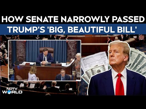 Senate Passes Bill | How US Senate Passed Trump's One Big Beautiful Bill By A Single-Vote Margin