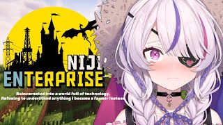 【MINECRAFT #NijiENterprise】No Tech Re:Farm #1【Maria Marionette | NIJIS
