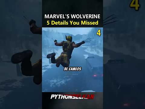 5 HIDDEN Details in Wolverine's NEW Trailer! 😲 #wolverine #gaming