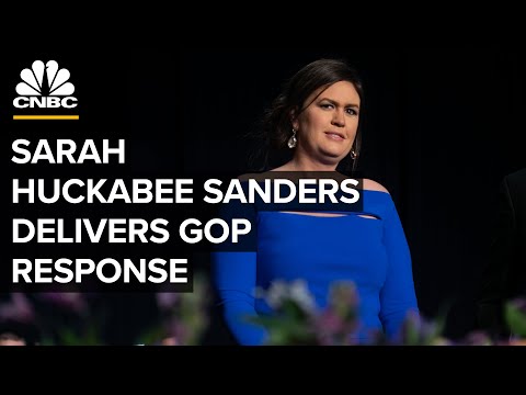 LIVE: Sarah Huckabee Sanders delivers Republican response to State of the Union address — 2/7/23