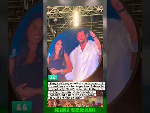 She is the wife of our captain #news #shortvideo #messi