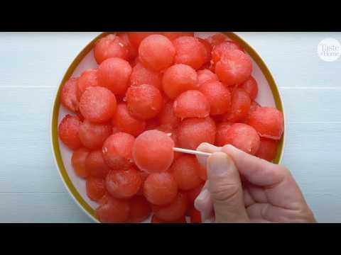 How to Cut a Watermelon (Slices, Balls, Cubes & Sticks!)