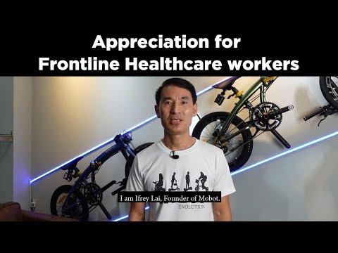 Appreciation for Healthcare workers by Mobot Founder Ifrey Lai