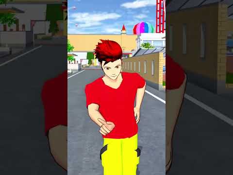 yuta scared of cow🐄🐄🐄🐄🐄#sakuraschoolsimulator#subscribe#shortfeed#ytshorts