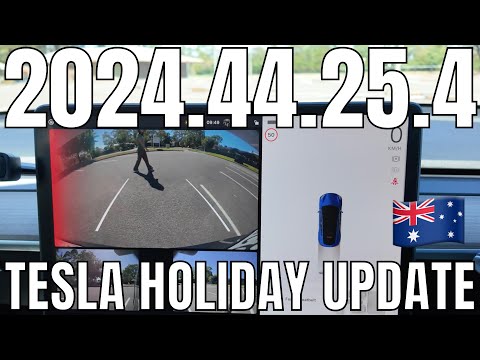 Tesla Holiday Update 2024.44.25.4 Walkthrough of Release Notes