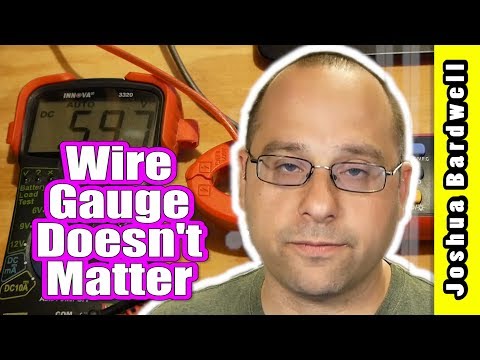 Battery Wire Gauge | WHY IT (STILL) DOESN'T ACTUALLY MATTER - UCX3eufnI7A2I7IkKHZn8KSQ