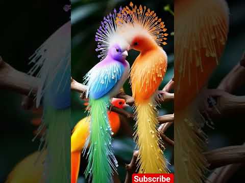 LOVEBIRDS Dance To Their Own Beat Every Day?ai #owl#art#shorts#pets#ai#nature