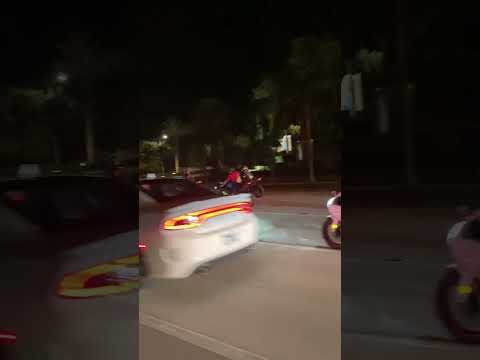 Stunt Riding Doing Wheelies