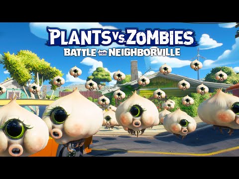 CRAZY MODE: 999 Garlic Drones VS Zombies in Plants vs. Zombies: Battle for Neighborville
