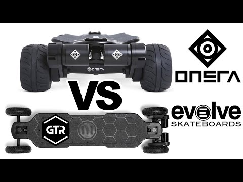ONSRA BLACK Carve VS Evolve Carbon GTR - ESK8 Comparison
