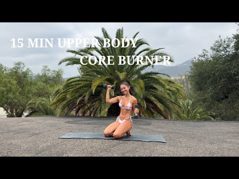 15 MIN DUMBBELL ARMS & CORE WORKOUT | GABRIELLA ELLYSE