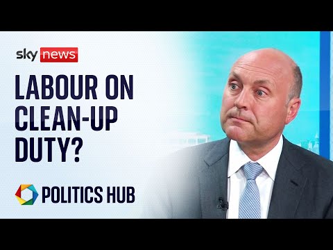 Did Labour have a poor inheritance when moving into government?