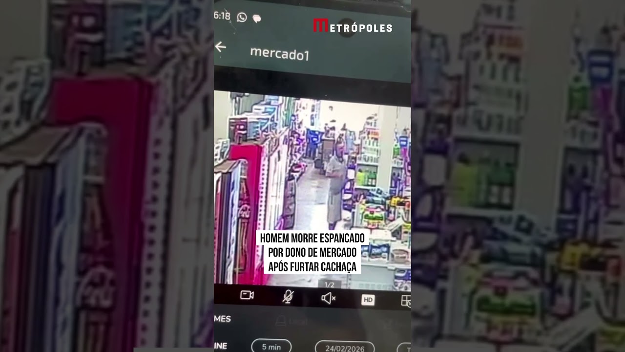 Homem morre espancado por dono de mercado após furtar cachaça