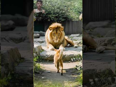 Wild Life Cheetah Lion And Red Domestic Cats Shorts #wildlifeentertainment