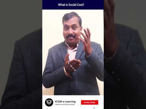 What is Social Cost? – #Shortvideo – #businesseconomics – #trending #bishalsingh -Video@65