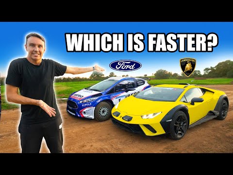 Lamborghini vs. Ford Fiesta WRC: Epic Rally Car Showdown