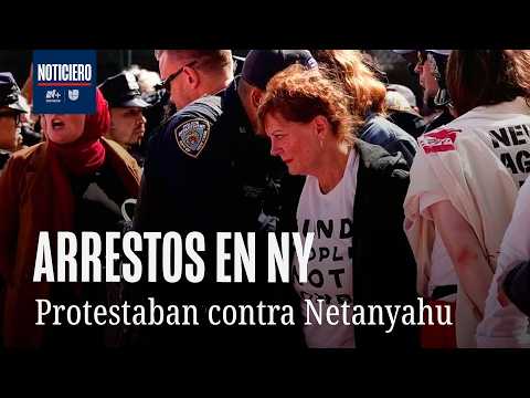 Susan Sarandon y más <strong>de</strong> <strong>100</strong> arrestados en protestas contra Netanyahu en Nueva York
