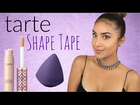 Tarte Shape Tape Contour Concealer + Quickie Blending Sponge DEMO - UCo5zIpjl2OQkYatd8R0bDaw