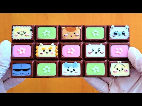 ちいかわ集合させてみた/板チョコデコ/作り方