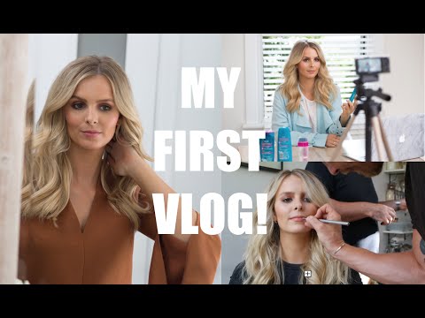 MY FIRST VLOG! BEHIND THE SCENES AT MY L'OREAL SHOOT | RACHAEL BROOK