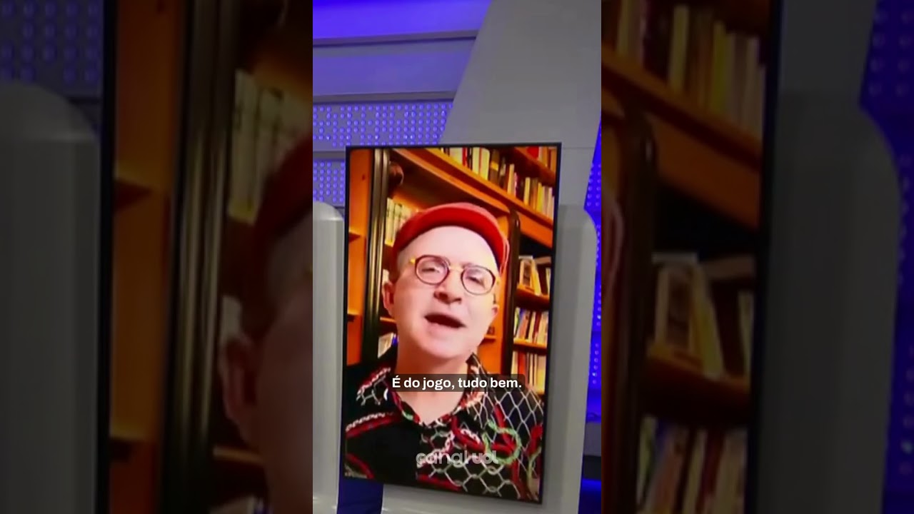 Reinaldo Azevedo volta ao Olha Aqui e agradece mensagens durante afastamento Estamos juntos