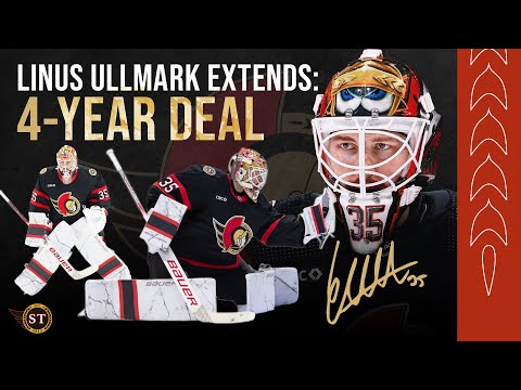 Linus Ullmark EXTENDS For FOUR YEARS With The Ottawa Senators!! - BVM ...