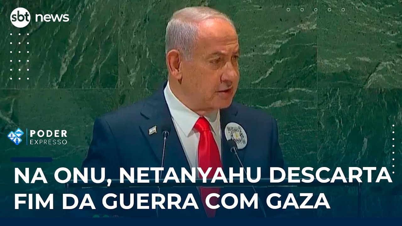 Na ONU, Netanyahu descarta fim da guerra com Gaza | SBT News