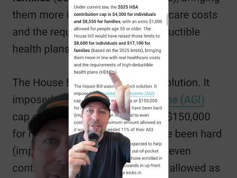The College Investor | Senate Cuts Proposal To Increase The HSA Contribution Limits