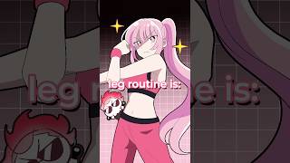 mori’s leg day training routine #storytime #anime #animation #hololive