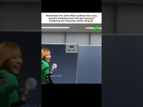 Rosé knew people would turn a normal mistake into a dating <strong>rumor</strong> 💀😭 #rosé #로제 #blackpink #블랙핑크
