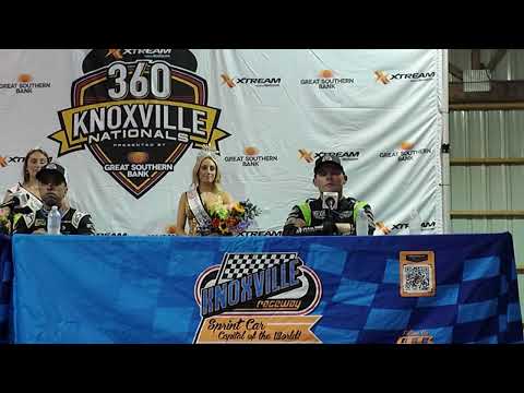 Watch the 360 Nationals press conference featuring Rico Abreu, Kyle Larson, and Parker Price-Miller - dirt track racing video image
