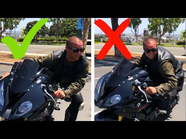 How to Lean on a Sports Bike Without Falling Over