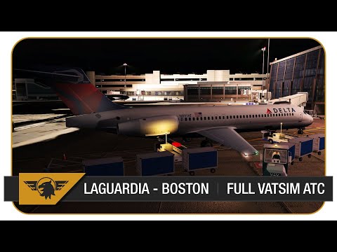 [P3D V4 60FPS] LaGuardia - Boston | Full Flight | VATSIM | TFDi 717