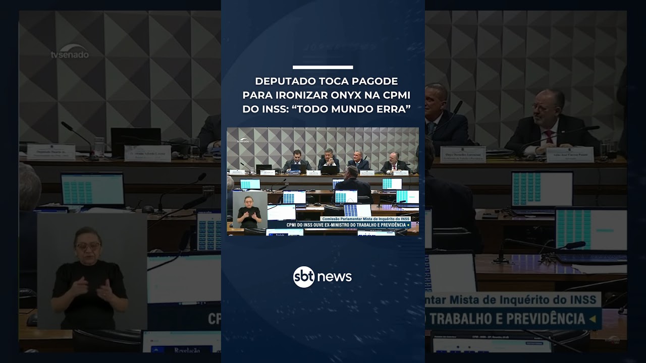 Deputado toca pagode do grupo Revelação na CPMI do INSS para ironizar Onyx Todo mundo erra TV Online Deputado toca pagode do grupo Revelação na CPMI do INSS para ironizar Onyx Todo mundo erra