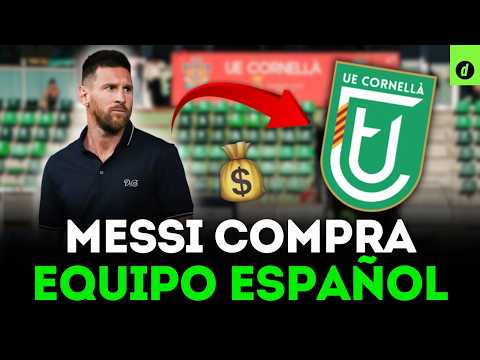 ¿POR QUÉ LIONEL MESSI compró el Cornellà de ESPAÑA? 😳 | Análisis completo | Depor