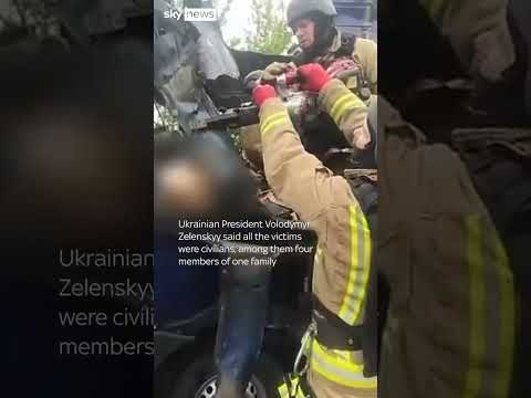 Family among nine killed in Russian strike on bus in Sumy, Ukraine, hours after peace talks