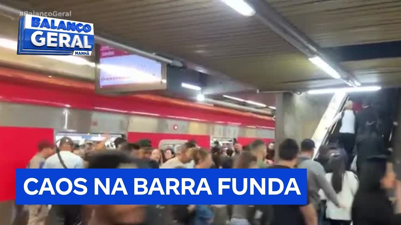 Estação Palmeiras Barra Funda tem mais uma manhã de caos após mudanças em linhas de trem