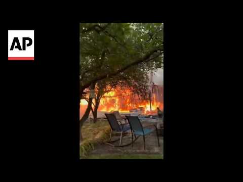 Firefighters battle devastating Spokane County wildfire
