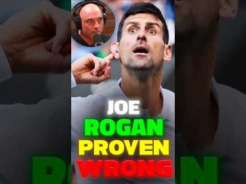 Djokovic PROVES Joe Rogan is WRONG! 😳 #tennis #joerogan #djokovic