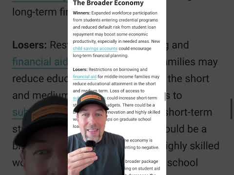The College Investor | Big Beautiful Bill Winners and Losers: The Economy