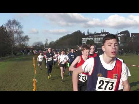 Junior Boys Kent Schools Cross Country Championships 21st January 2023