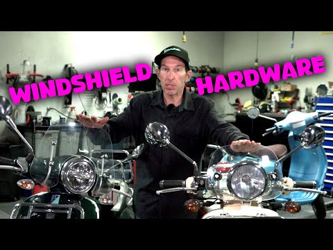 Replacement Hardware for Vespa Windshields & Flyscreens